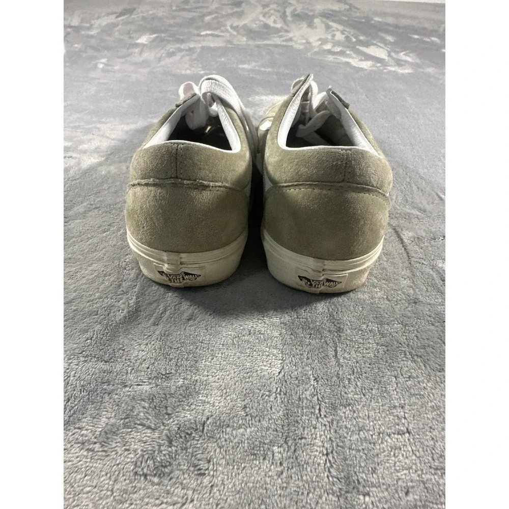 Vans Old Skool Suede Sage Green Olive Low Top Sneakers Mens 8.5 Womens 10